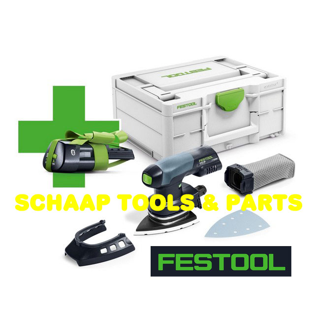 Festool Accu-Schuurmachine delta DTSC 400 Li - Basic in SYS3 M 187 tijdelijk + accu | 577507